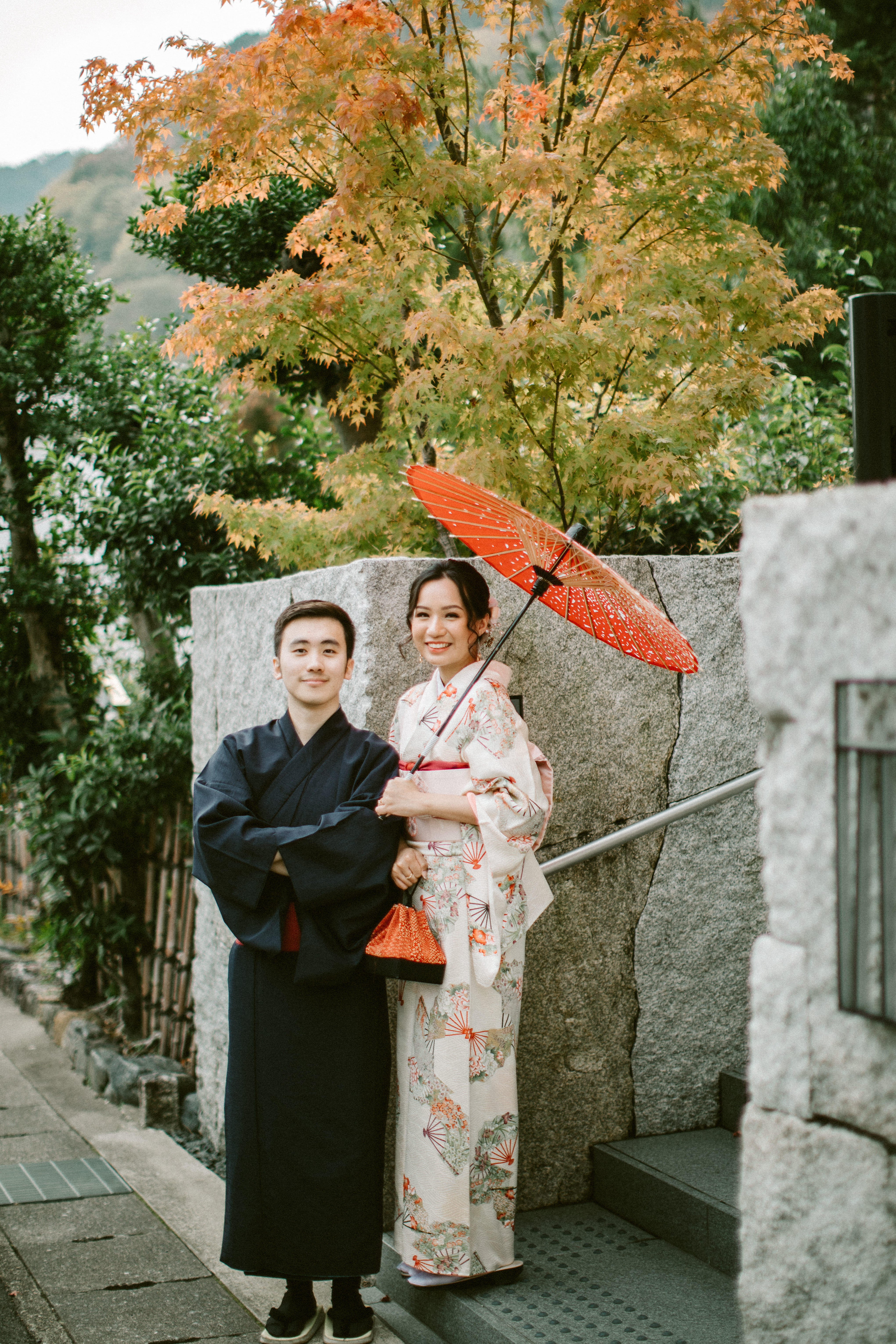 photo of the happy couple